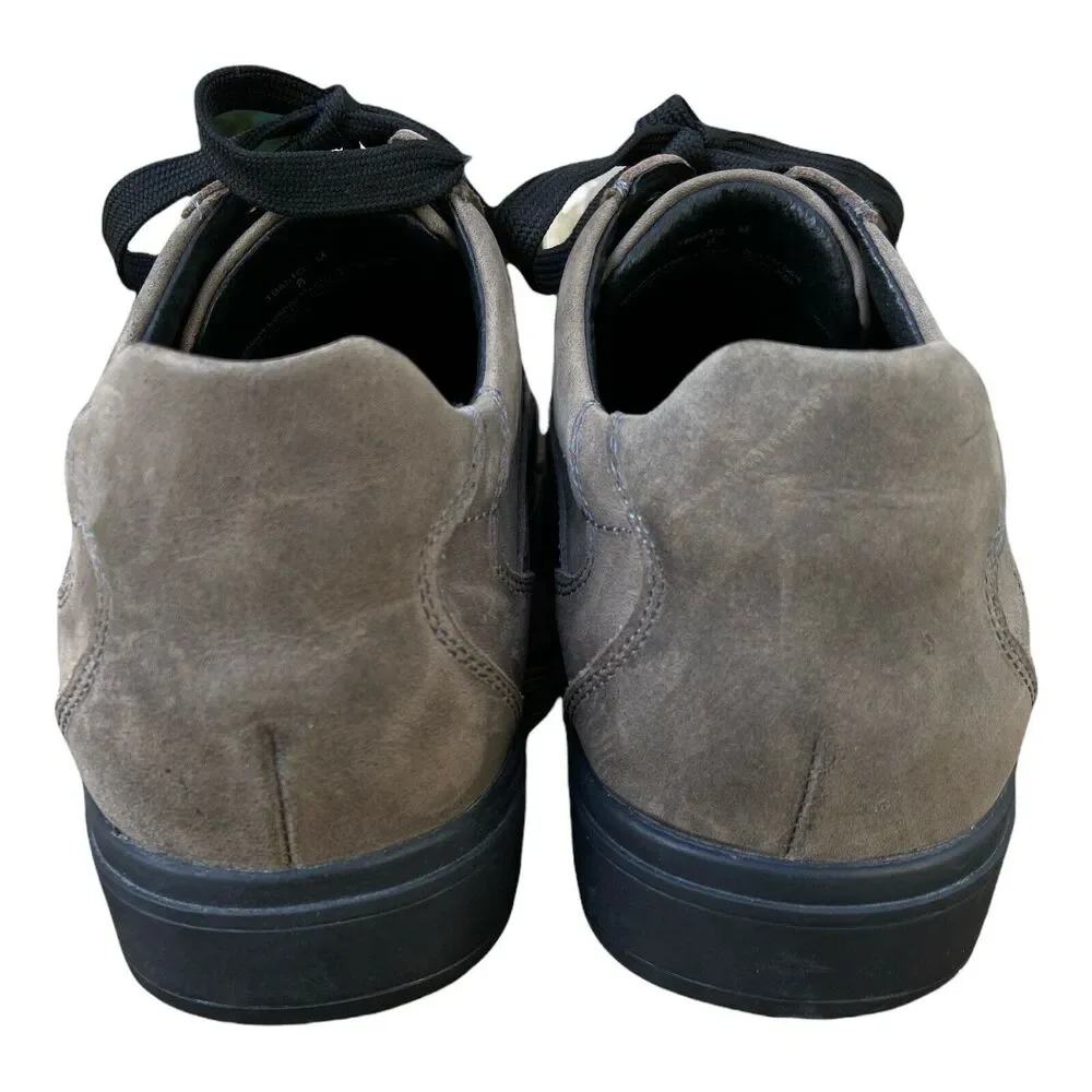 GDEFY Versoshock Trampoline Technology Olive Green Men's Leather Sneakers 8‎